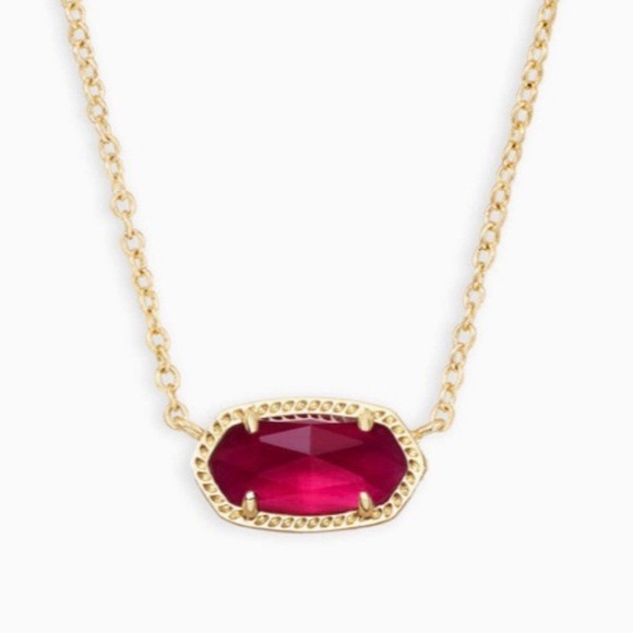 ✂️KENDRA SCOTT Elisa Necklace In Berry Illusion - Picture 2 of 8